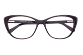 Irene black womens cateye eyeglasses